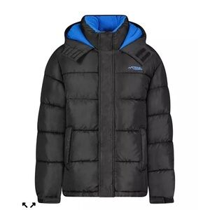 Minus zero🦊 jacket boy size medium black and blue